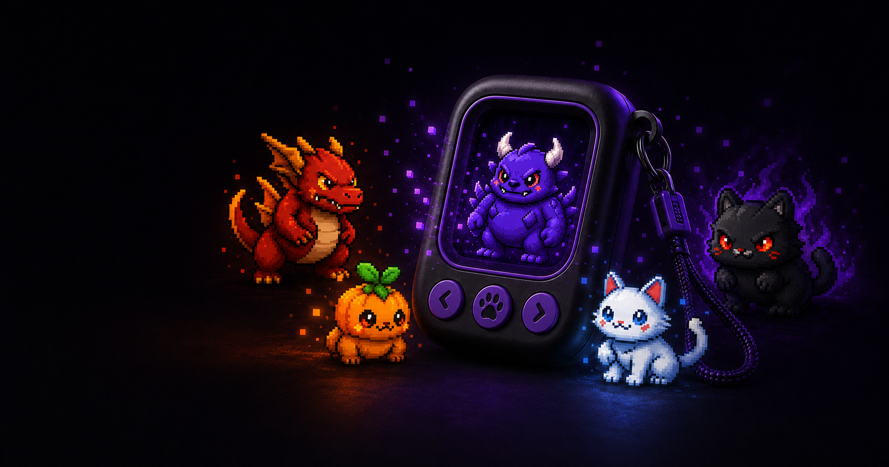 Campaign artwork featuring Beastor, Drako, Pumpkin, Neko and Shadow